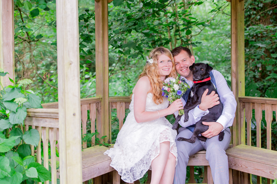 Wedding photo with Dexter Wedding photo with Dexter