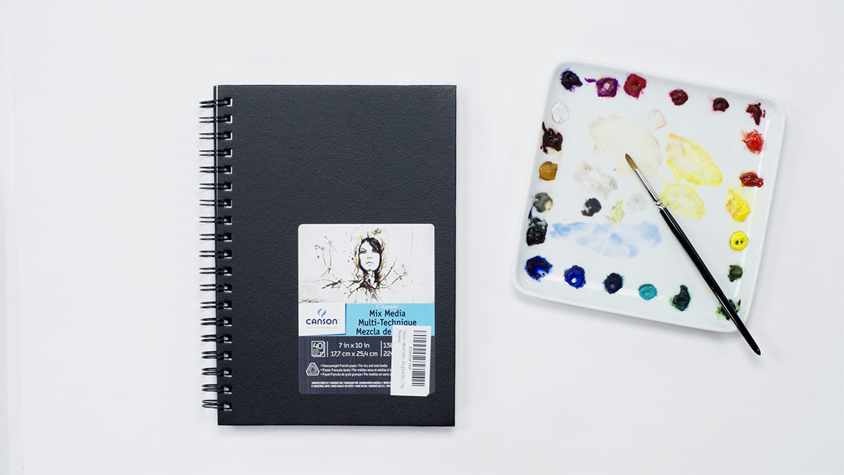 Better than ohuhu?! Canson Mixed Media sketchbook review + first