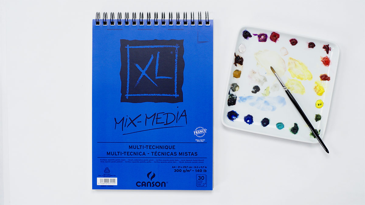 Mix Media Sketch Book, 140 GSM Paper, A4, Portrait