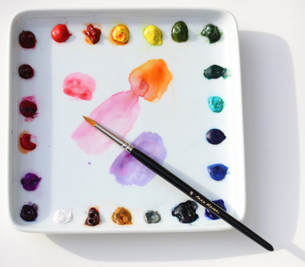 Palette in sunshine