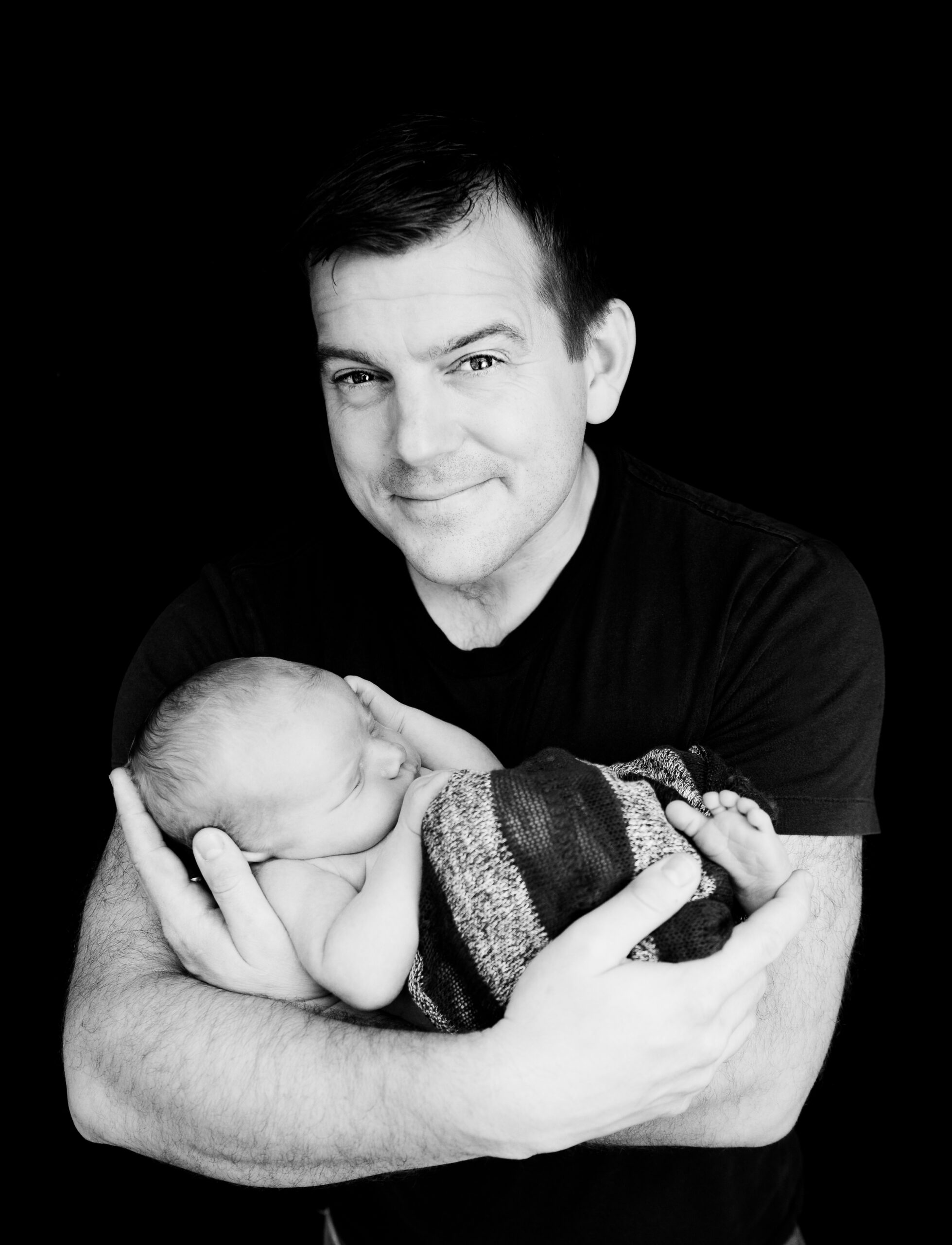 Phil with baby Ben Phil with baby Ben
