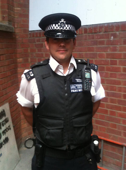 Phil in his police uniform Phil in his police uniform