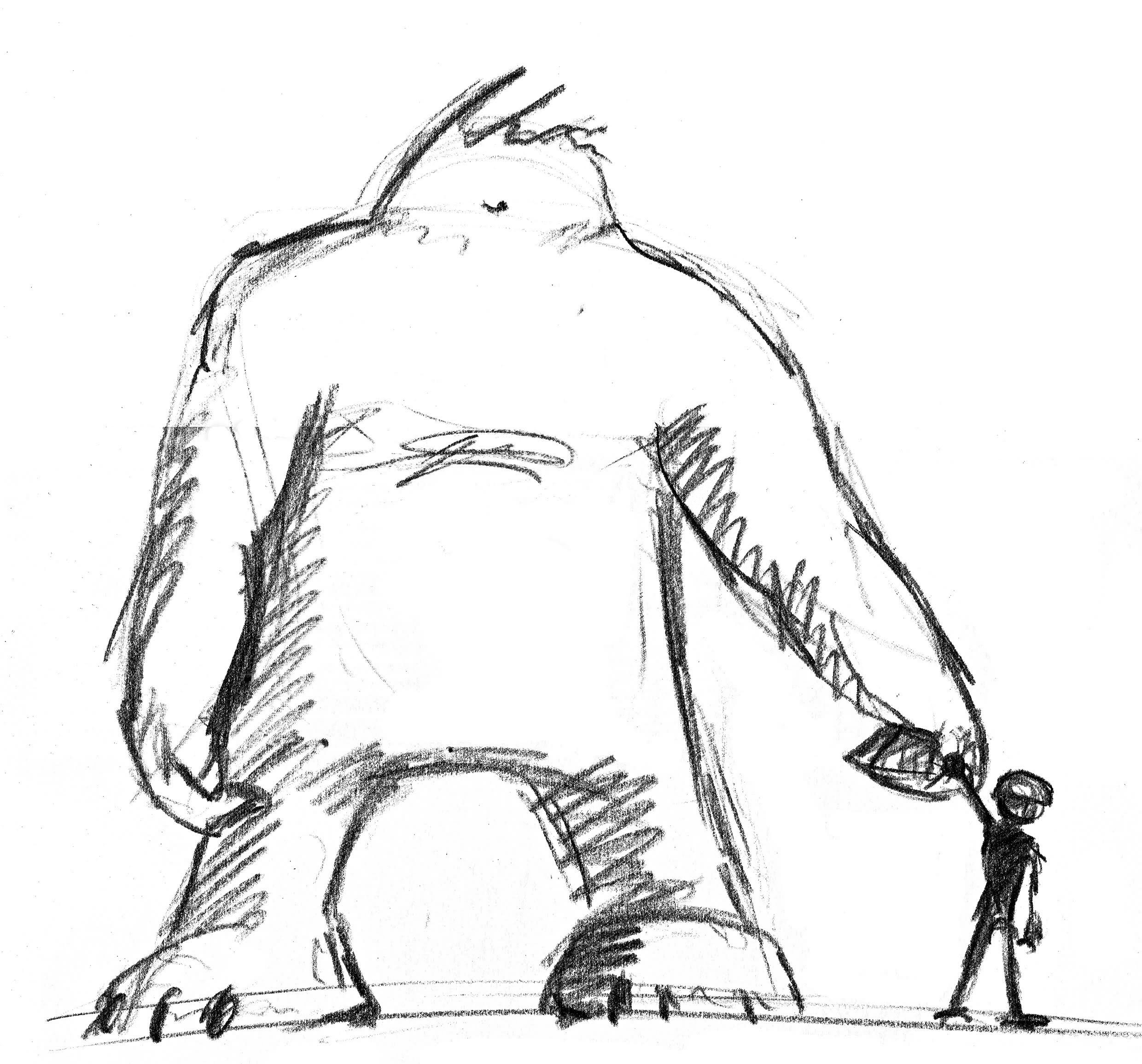 Protector Sketch 'Protector' sketched by Phil