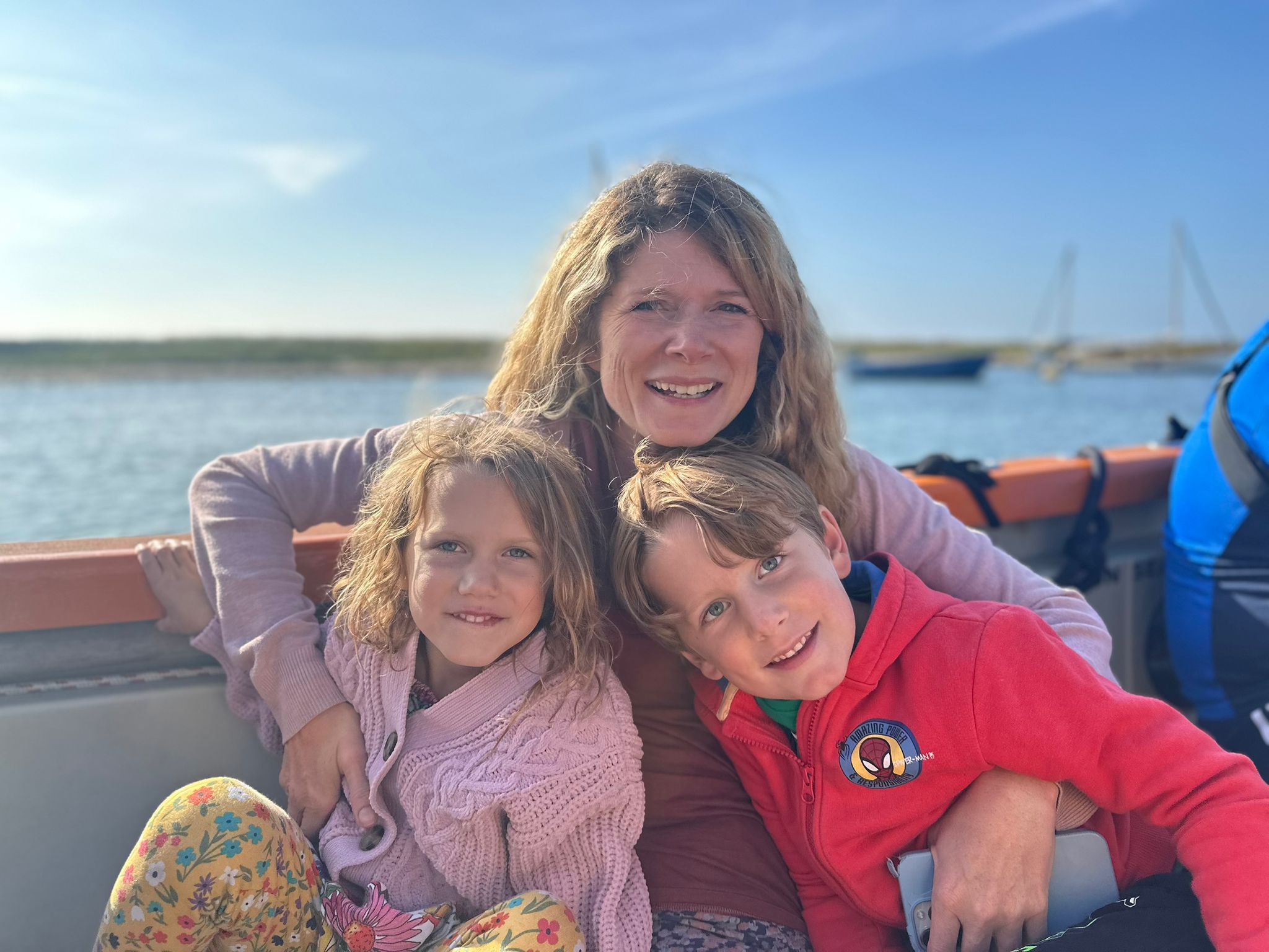 Recent photo of Anna and the kids